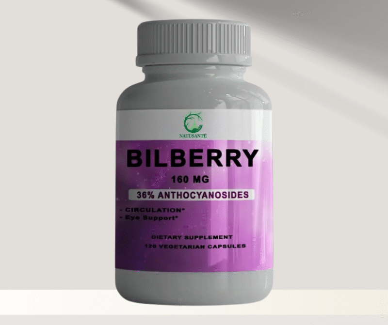 Myrtille Sauvage (Bilberry)  160 mg, 120 capsules