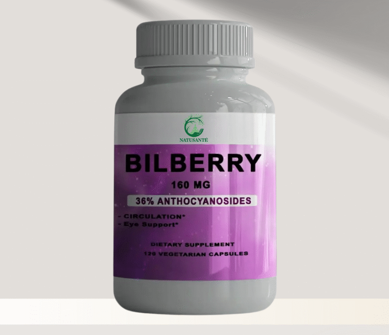 Myrtille Sauvage (Bilberry)  160 mg, 120 capsules