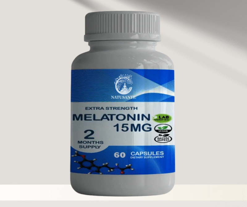 Mélatonine  15 mg,  60 capsules