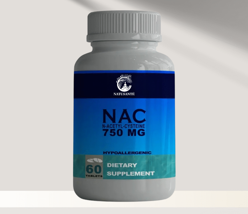 NAC ou N-Acetylcysteine 750 mg,  60 tablets
