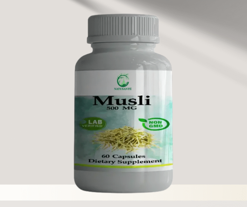 Racine de Musli de Safed  500 mg,  60 capsules