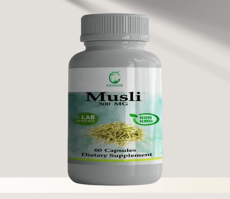 Racine de Musli de Safed  500 mg,  60 capsules
