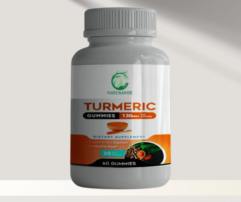 Turmeric 130 mg,  60 gummies