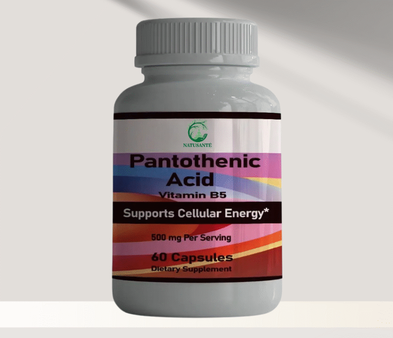 Vitamine B5 ou acide pantothénique  500 mg