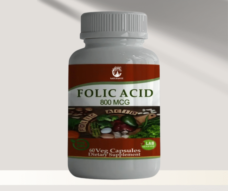 Acide Folique 800 mg,  60 capsules