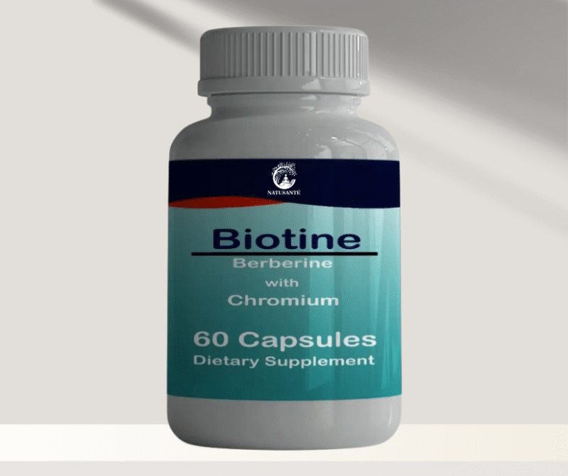 Biotine + Berbérine + Chrome, 60 capsules