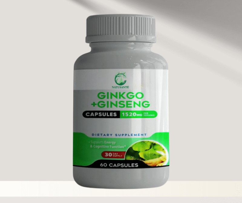 Ginkgo + Ginseng  1520 mg,  60 capsules